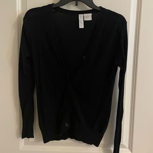 Little black thin Cardigan 
Size medium fits small